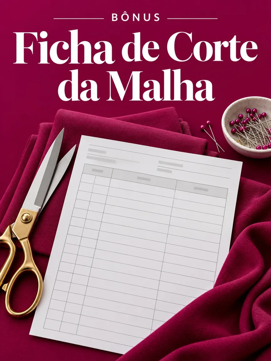 Capa do bônus Ficha de Corte da Malha