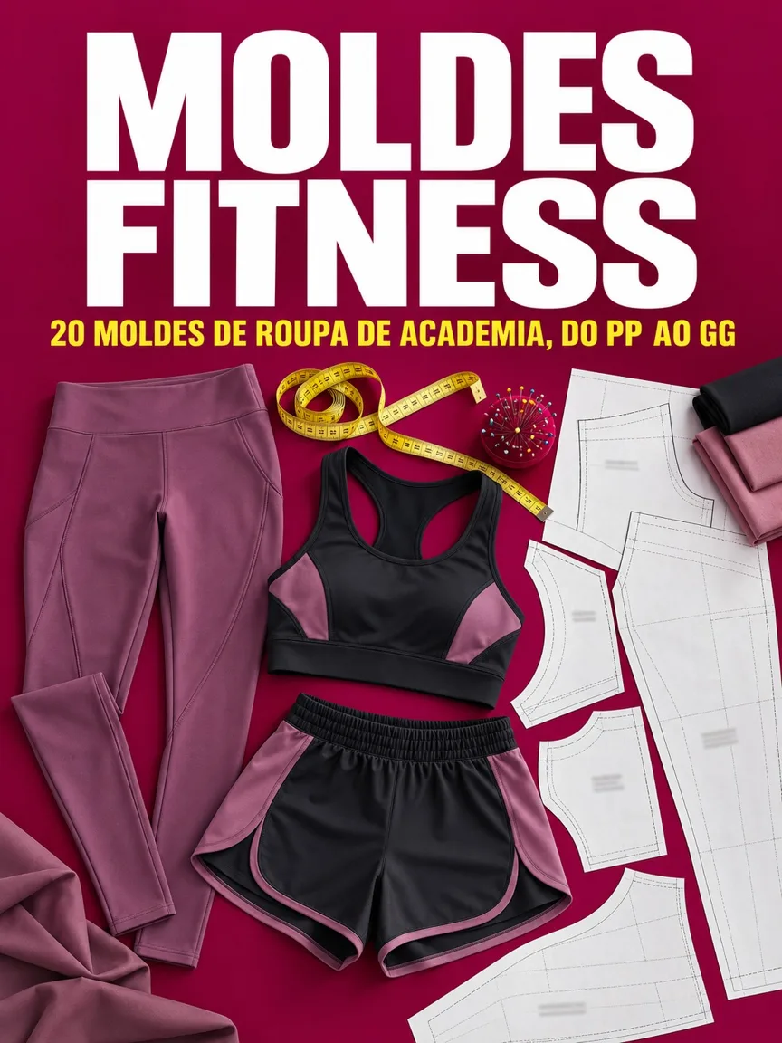 Capa do livro Moldes Fitness